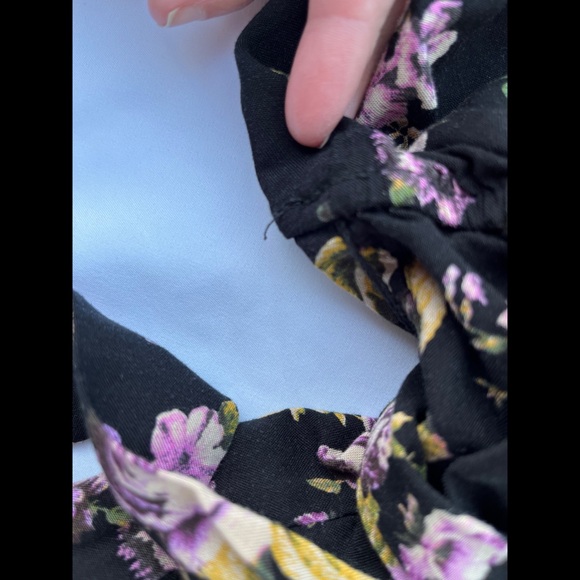 Floral Black Jumpsuit - Picture 14 of 14